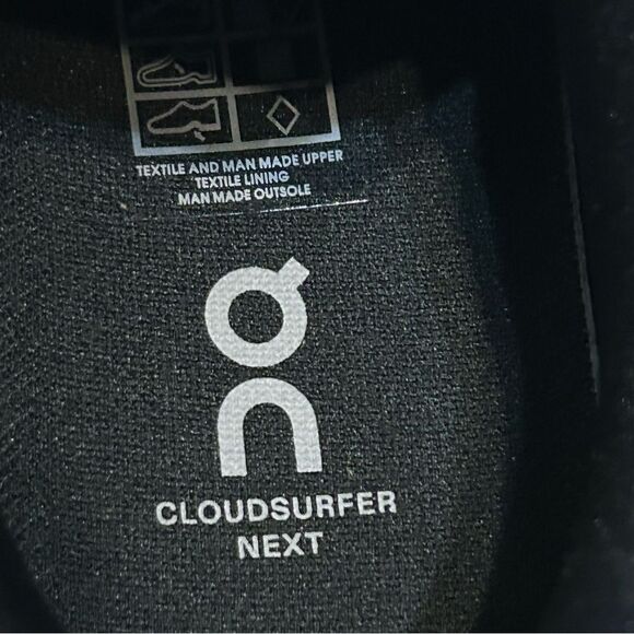 ON CLOUDSURFER Next Tangerine Ivory running athletic training lace up shoes sz9 - Picture 4 of 8